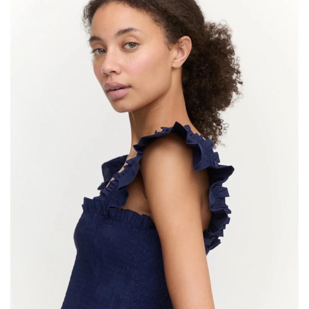 Hill House Ellie Nap Dress in Navy - Picture 5 of 10